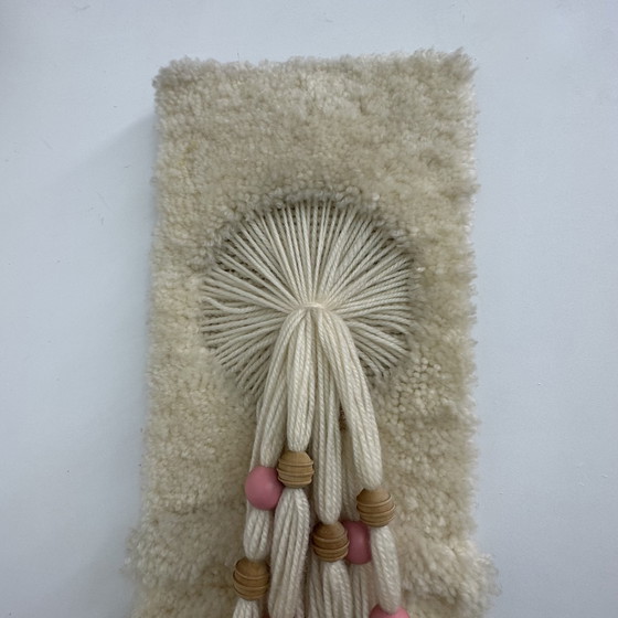 Image 1 of Tovaglia da parete Smyrna in lana annodata a mano vintage anni '70