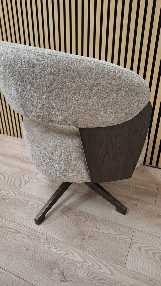 Set di 6 poltrone girevoli modello Pollux di Richmond Interiors – Sedie da pranzo, Textile, Wood (photo 6 of 11)