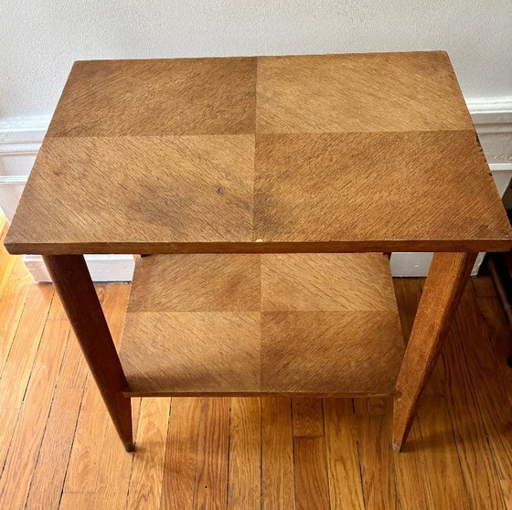 Image 1 of Klein vintage bijzettafeltje in Scandinavische stijl