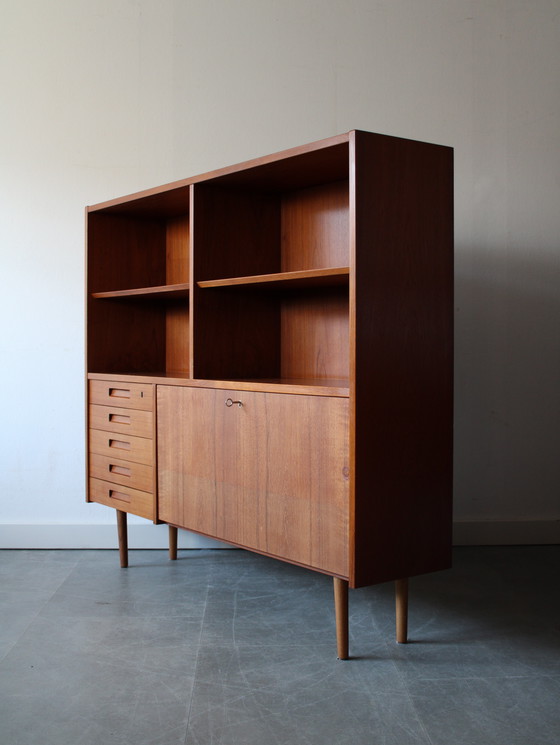 Image 1 of Vintage Danish highboard by Kai Winding