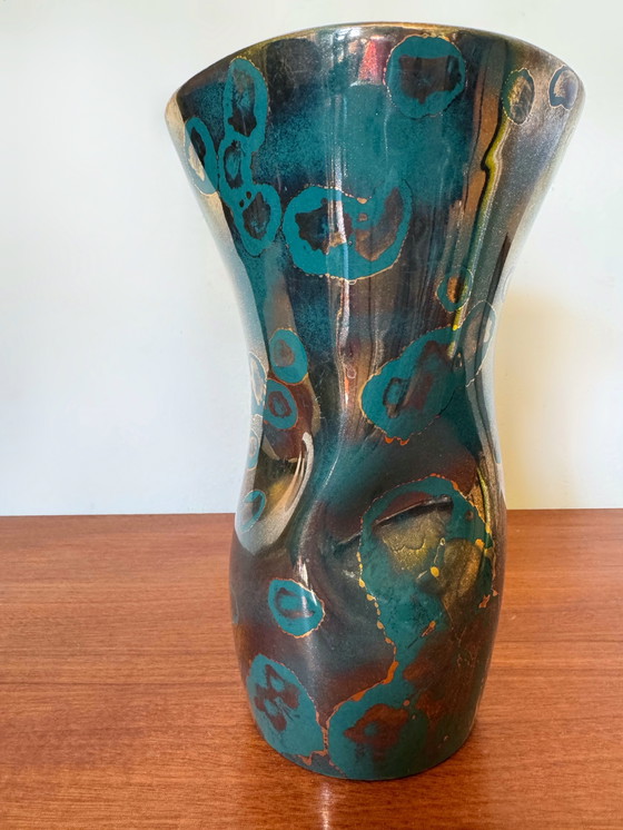 Image 1 of Arts Céram Grand Feu Art Deco Vase