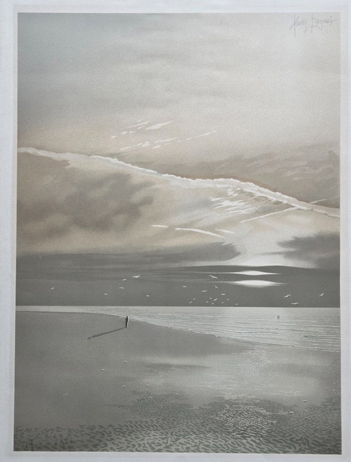 Degans Xavier (1949-) - Lithographie Epreuve d'artiste (ref 4122-11)