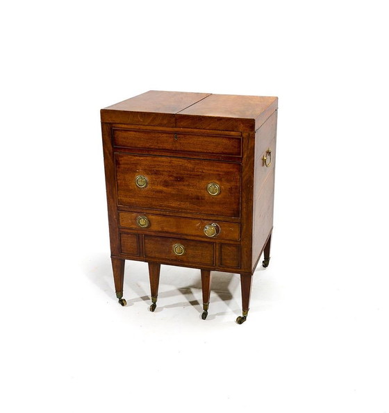 Tocador Inglés de Caoba – William IV, c. 1825-1845 – Barbiere Anglaise Acajou XIX e s, Tocadores, Wood (photo 8 of 10)