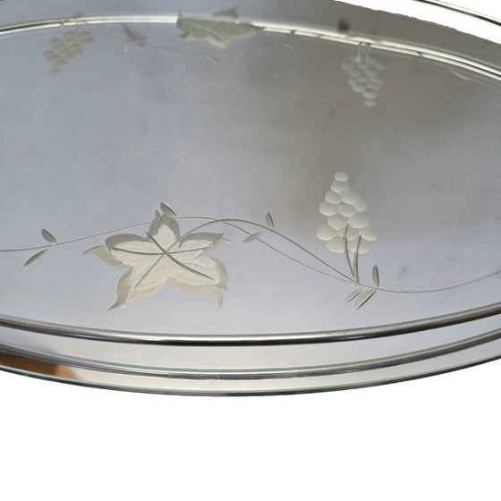 Image 1 of Vintage French mirror tray, 1950s