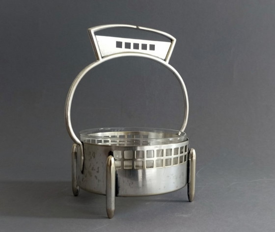 Josef Hoffmann/Hans Ofner Cesto Secessionista/Wiener Werkstatte Argentor 1905 – Accessori da tavola, Brass (photo 3 of 7)
