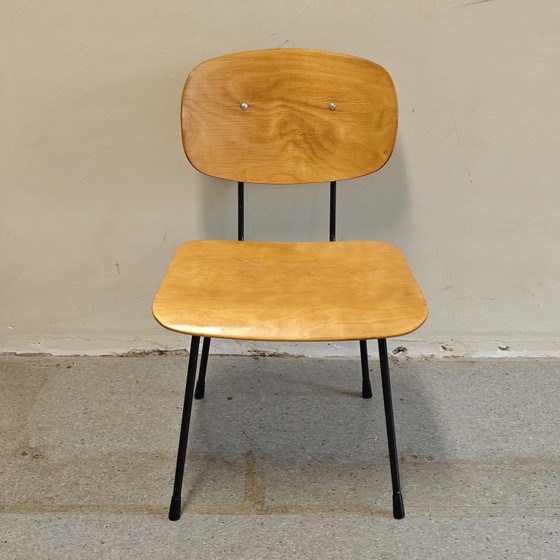 Chaises Gispen Vintage par Wim Rietveld – Fauteuils, Metal, Wood (photo 10 of 11)