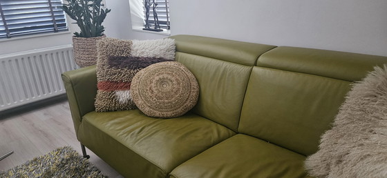 Image 1 of Sofá de cuero de 2,5 plazas