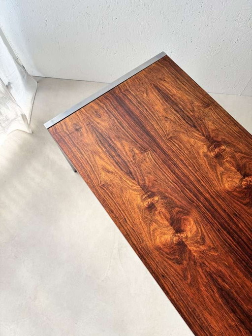 Tavolino vintage di design olandese Topform in palissandro 1960