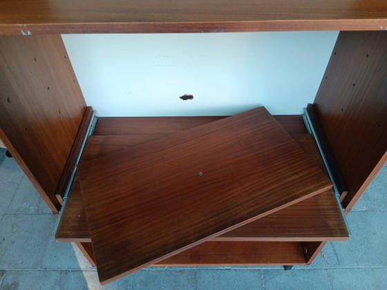 Cees Braakman para Pastoe Mueble Hi-Fi de teca hecho a medida – Armarios de pared, Wood (photo 4 of 6)