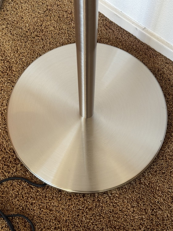 Image 1 of IKEA TALLBYN Design-Stehleuchte (2) | gebürstetes Chrom | Kabeldimmer (zusätzlich) | ca. 2000–2010