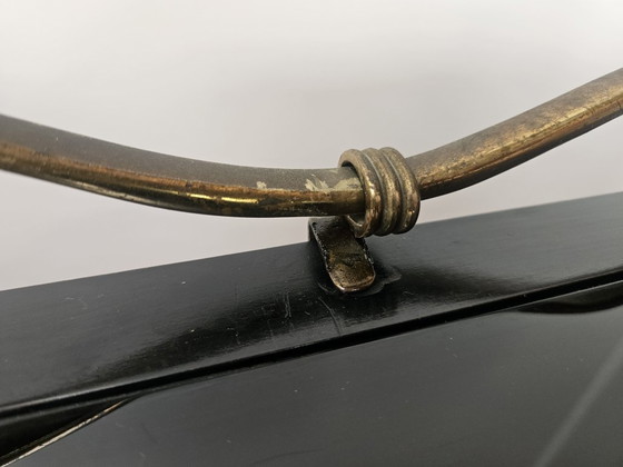 Vittorio Dassi Rosewood Credenza With Black Glass Top, Italian 1940 – Vittorio Dassi Mobili Moderni (photo 13 of 36)