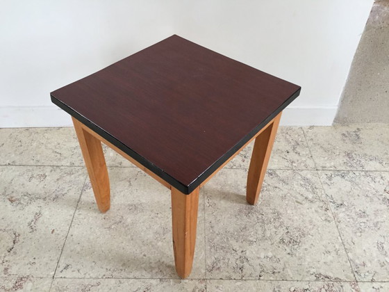 Image 1 of TABLE Basse FORMICA et Bois VINTAGE