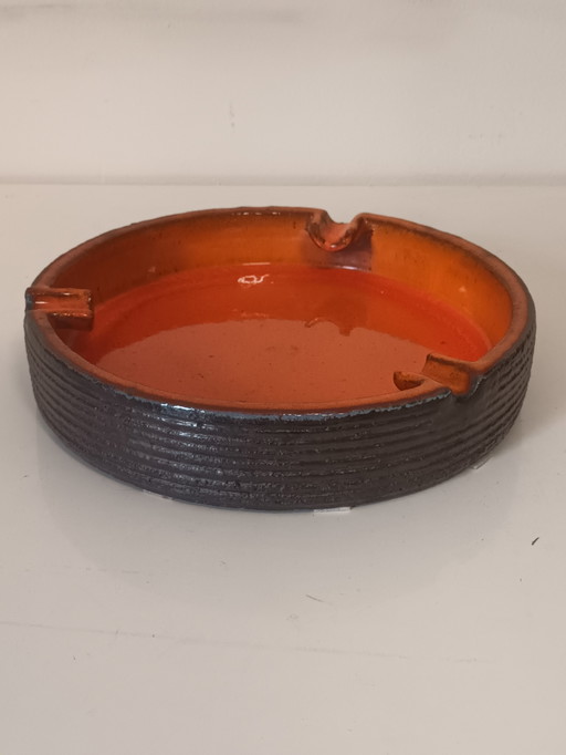 Vintage large ceramic ashtray