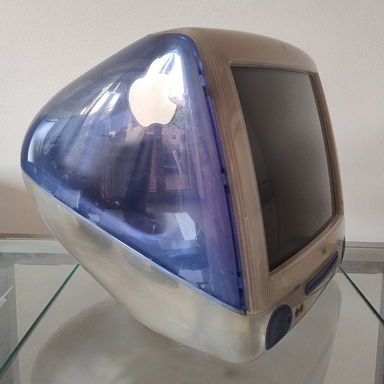Image 1 of 2000 Apple iMac G3/350 "Slot-Loading" - Indigo Edition. Designed by Jony Ive