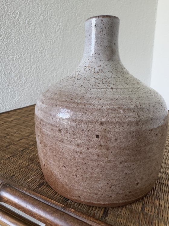 Image 1 of Vase Emailliertes Steinzeug Norbert Pierlot 60er Jahre