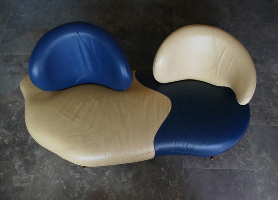 Poltromec. Zweisitzer, Leder, Italiaans, 1970er Jahre. – 2 zitsbanken, Leather (photo 3 of 13)