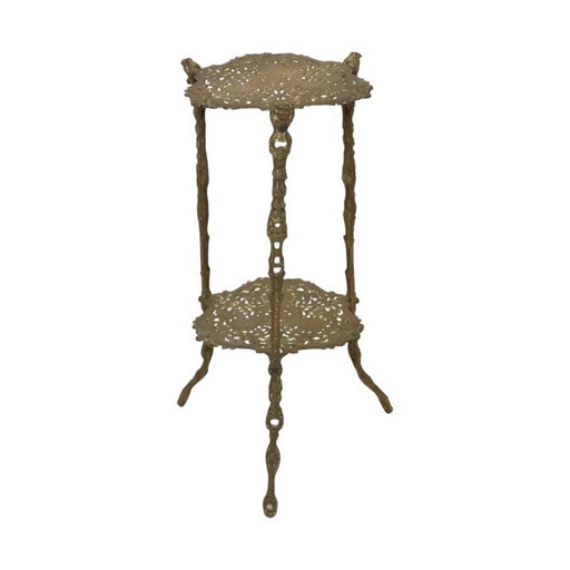 Pflanztisch aus französischem Messing