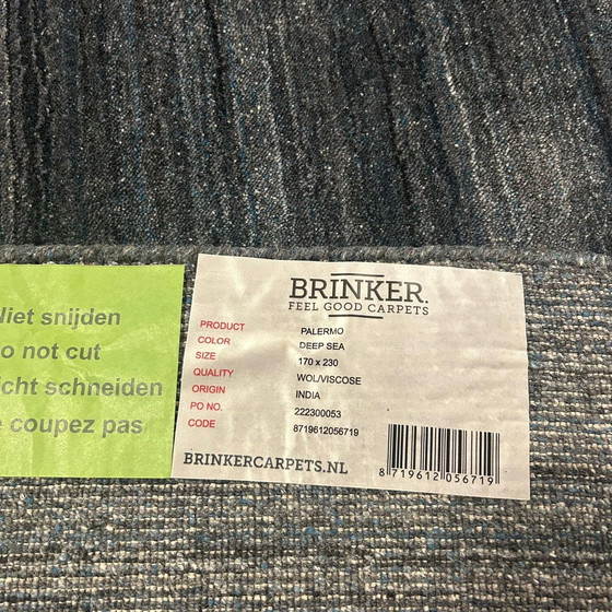 Image 1 of Brinker Carpets Palermo Teppich in Tiefseeblau - 170x230