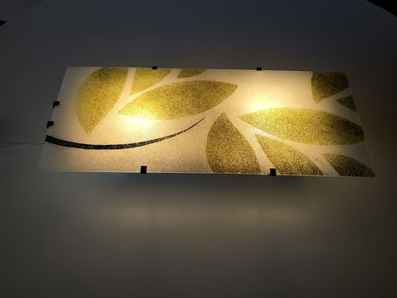 Lampada Ikea anni '90 Gyllen Julia Treutiger, Applique, Metallo, Vetro, Bianco (foto 9 di 13)