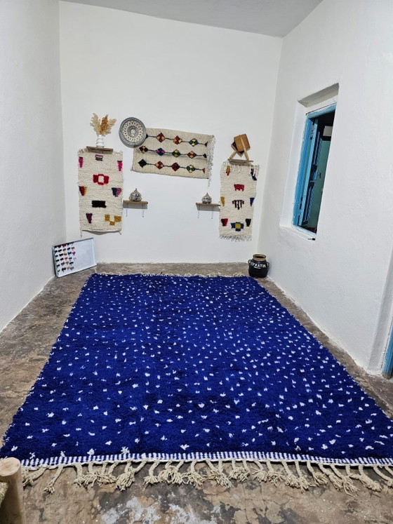 Berber Vloerkleed – Een sterrennacht geïnspireerd op Marokkaanse kunst 200/300cm – Vloerkleden en tapijten (photo 4 of 12)