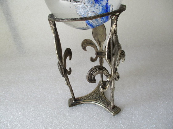 Image 1 of Antique and vintage Murano glass letter weight, mid-20th century.