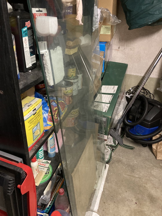 Image 1 of Ikea Schreibtisch con due lastre di vetro