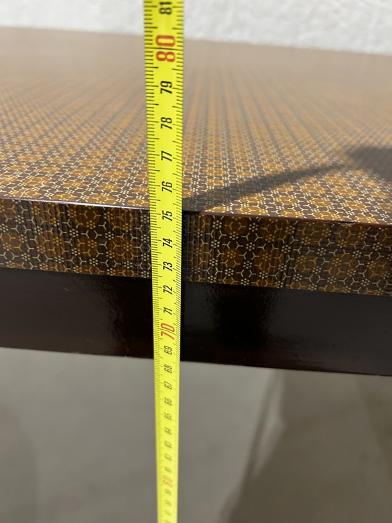 Vintage MCM Dining Table – Metal, Chrome (photo 9 of 9)