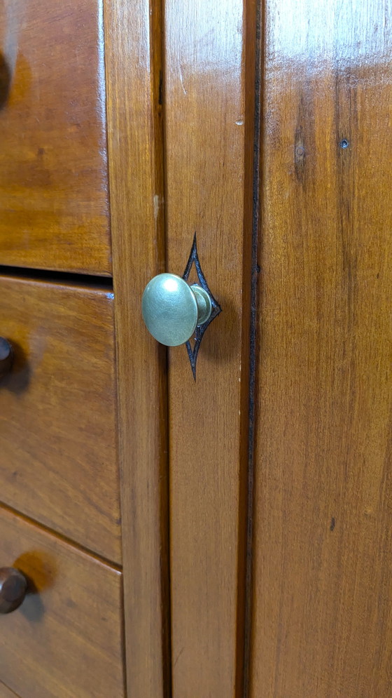Image 1 of Vintage Mahogany and Mahogany Veneer Sideboard