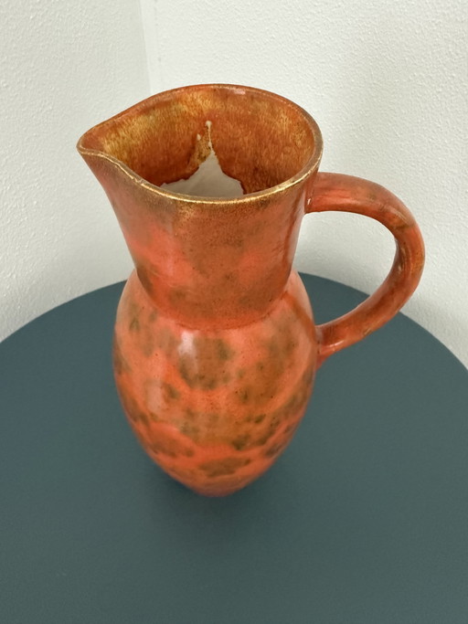 Vintage West German ceramic vase - fat lava design