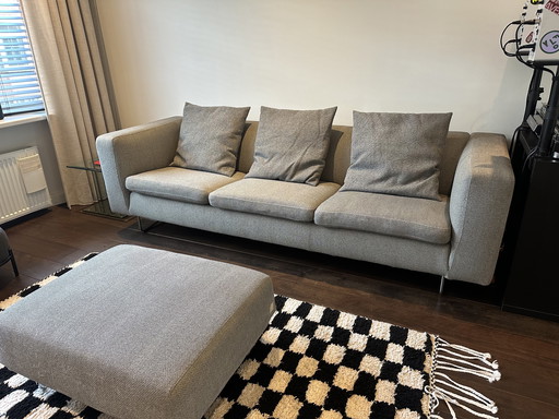 Gebruder Thonet Vienna Sofa and Ottoman