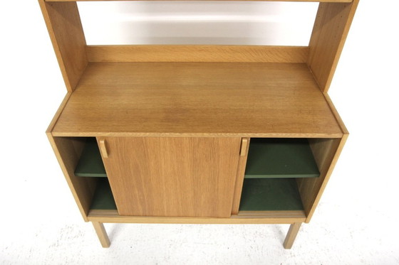Image 1 of Scandinavische eikenhouten boekenkast, Bertil Fridhagen, Bodafors, Zweden, 1960
