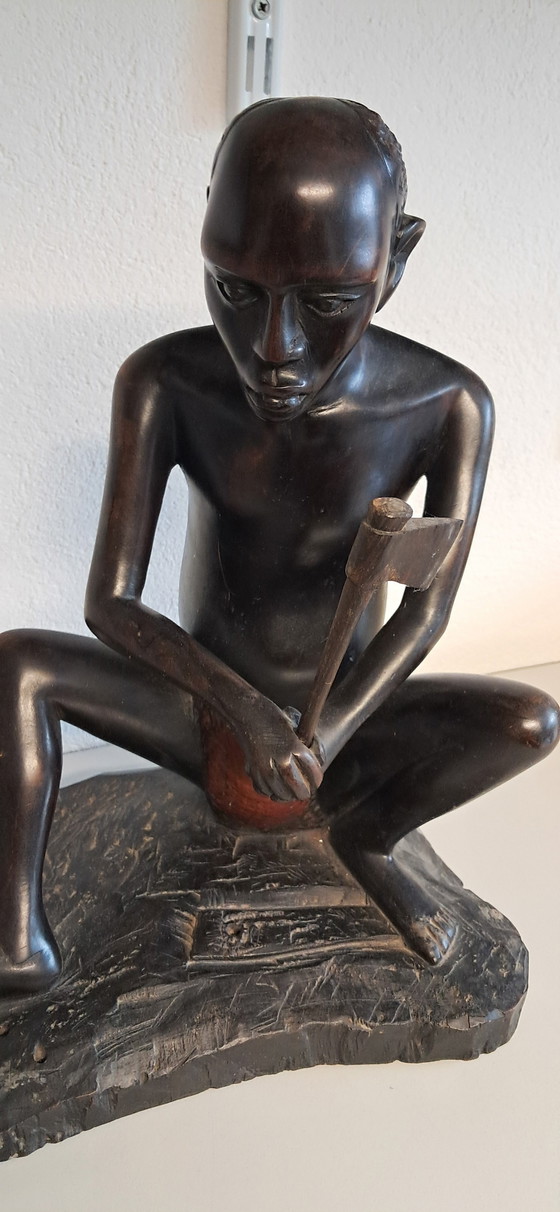 Image 1 of Vintage Maasai sculpture from Kenya clone