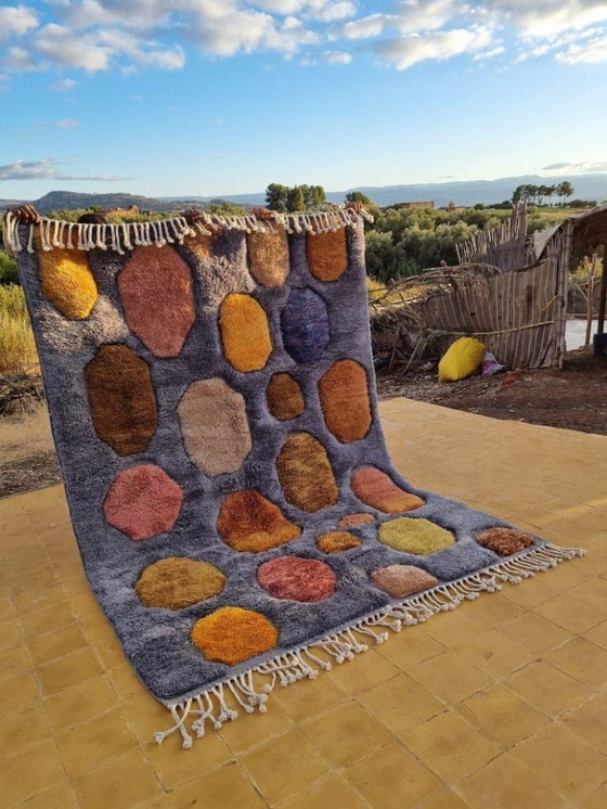 Image 1 of Tapis berbères multicolores en laine 300cmx150cm