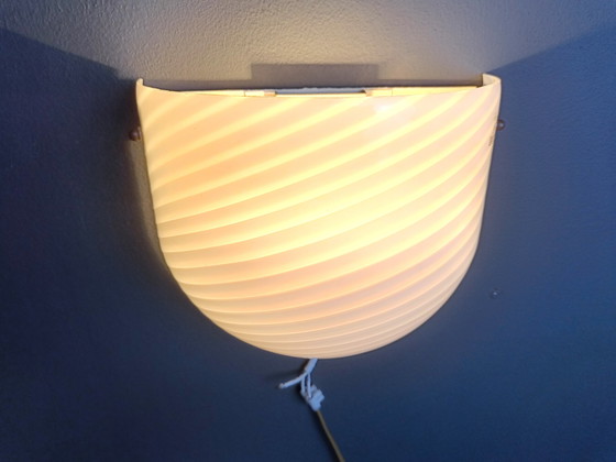 Image 1 of Murano Swirl glazen wandlamp van VM-Vetri, Italië, 1970