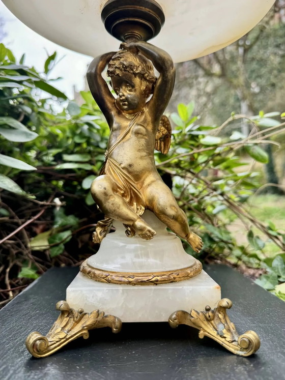 Grande svuotatasche in bronzo e onice dall'Algeria francese, fine XIX secolo. – Ciotole, Bronze (photo 5 of 13)