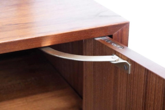 1/6 Poul Cadovius Royal System Cabinet Shelf Teak 1960s, Shelving unit, Metal, Wood, Brown, Vintage (photo 10 of 20)