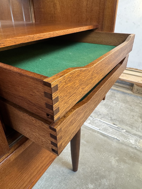 Image 1 of Danish Teak Sideboard With Bar Section and Drawers