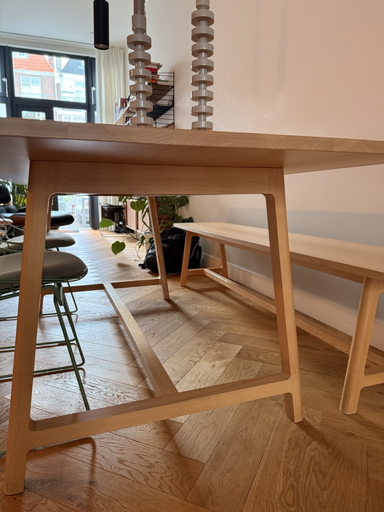 HAY - Eettafel + Bankje ❤️ – Eetkamerset, Wood (photo 3 of 6)