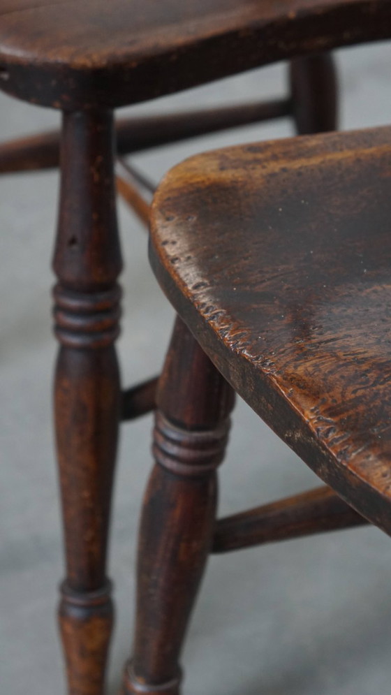 Image 1 of 6 x Antiker englischer Oxford Ess-/Küchenstuhl