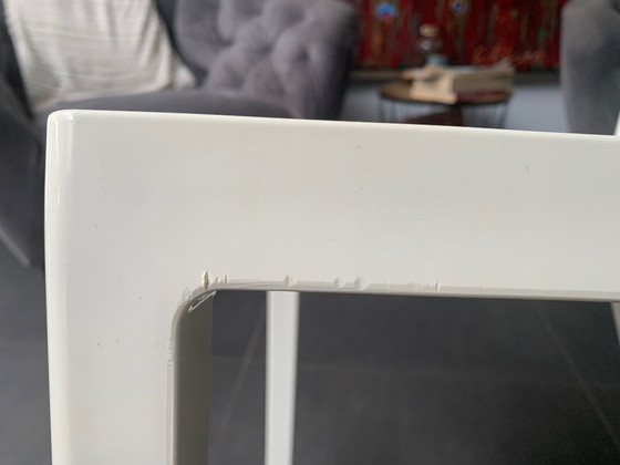 Image 1 of 2x Kartell Stuhl Lizz, weiß glänzend