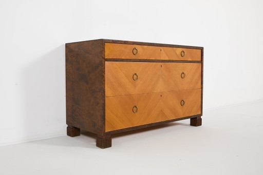 Commode Art déco scandinave d'Axel Larsson pour Bodafors, Suède des années 1930