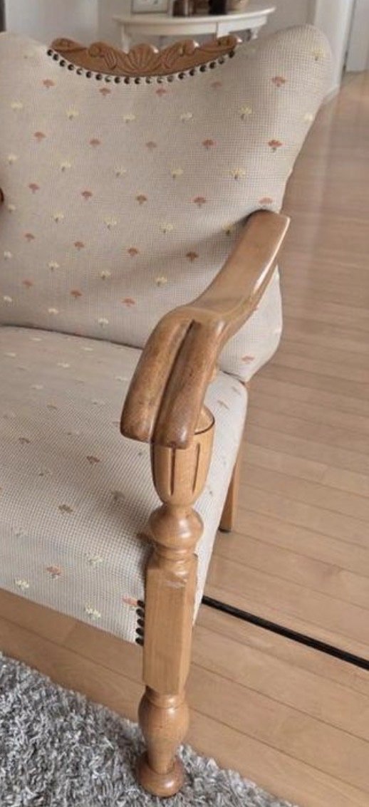 Image 1 of Poltrona Luigi XVI ristrutturata