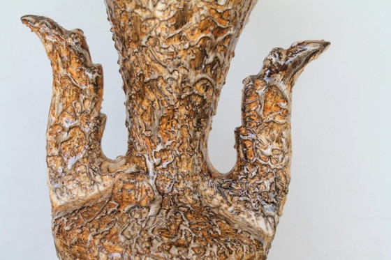 Image 1 of Fat Lava vase Ilkra model 1028 amforavase from the sixties