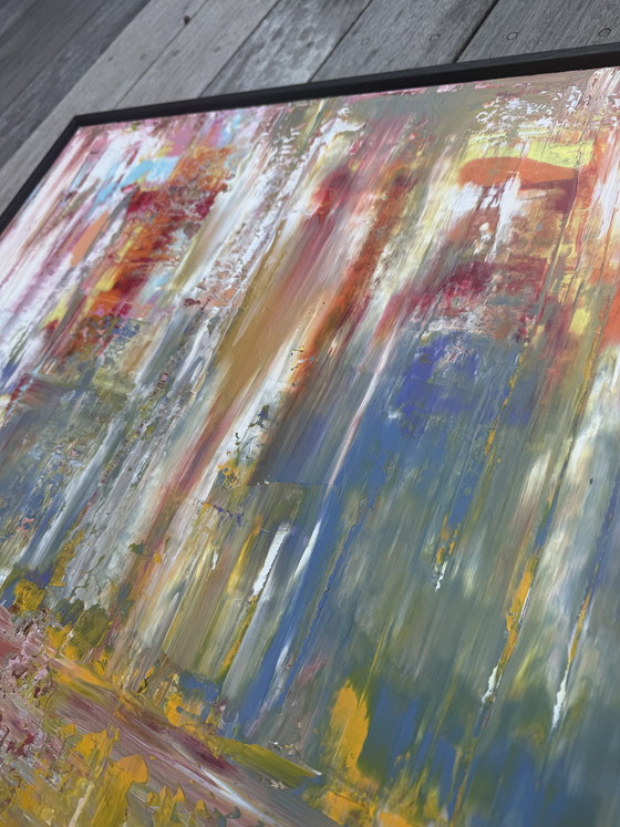 Image 1 of Artwork incl. floating frame 90x70cm