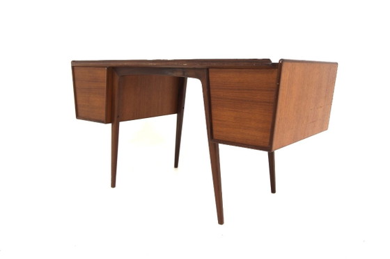 Scrivania scandinava in teak "PL. Uddebo", Svante Skogh, Svezia, 1960 – Scrivanie, Legno (photo 10 of 16)