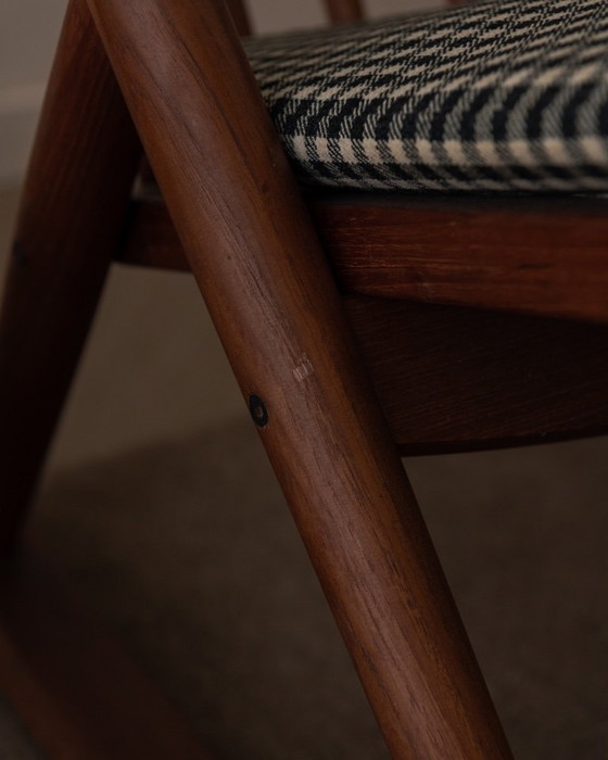 Image 1 of Dänischer Teak-Schaukelstuhl Modell 182 von Frank Reenskaug für Bramin, 1950er Jahre