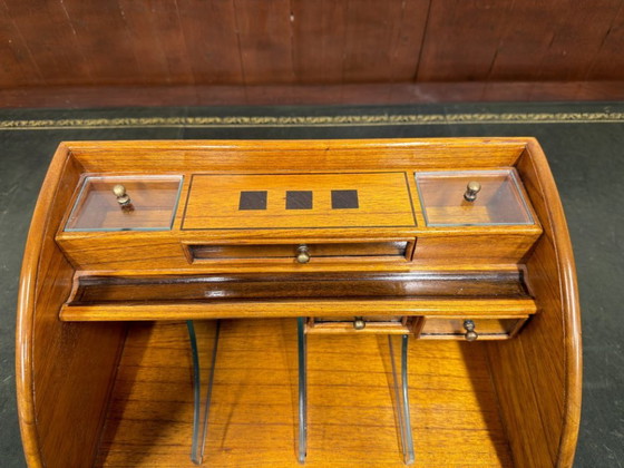 Organizzatore da scrivania inglese originale Globe Wernicke – Accessori da tavola, Vetro, Legno (photo 7 of 14)