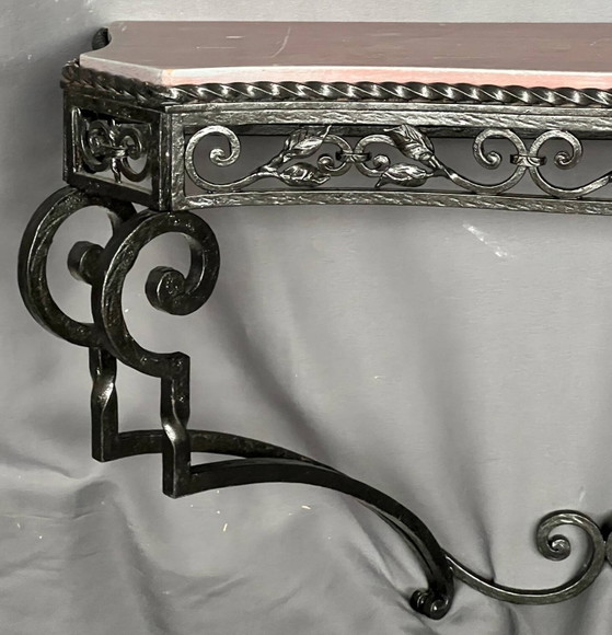 Espejo con consola de estilo Art Déco. – Wood, Iron, Art Deco (photo 7 of 8)