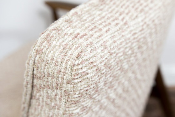 Image 1 of Mid Century Modern Roze Fauteuils Gfm 87 Door Juliusz Kędziorek, Gfm, Polen, 1960's, Set Van 2