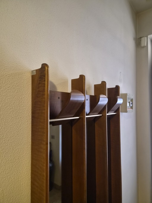 Vintage 1960s/1970s Hallway Coat Rack – "La Moderna" – kapstokken, Glass, Metal (photo 2 of 6)